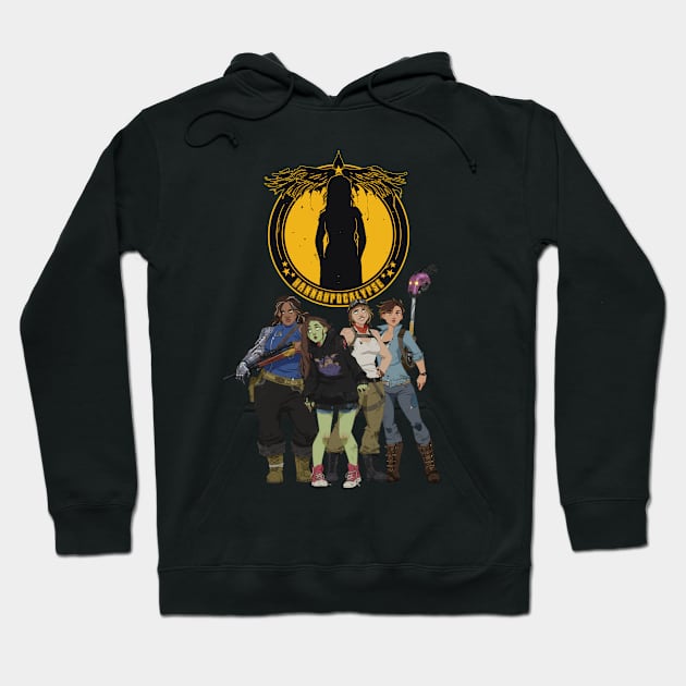 Heroes of the Wild Wasteland Hoodie by Red Fathom